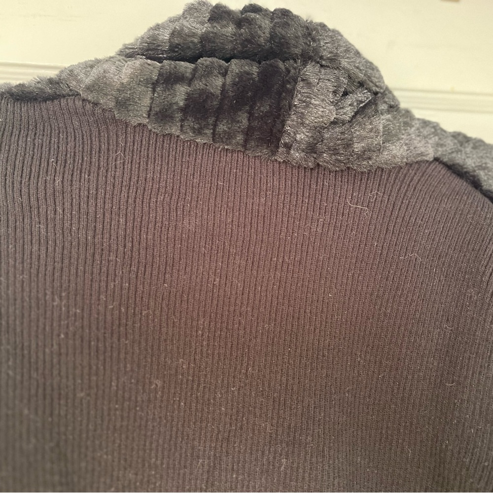Ruby Rd. Black Teddy Jacket - Picture 5 of 5